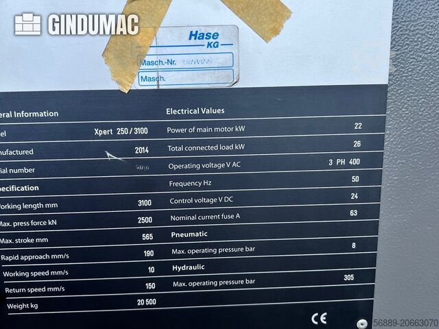 Abkantpresse Bystronic Xpert 250/3100