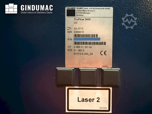 CO2-Laserschneidmaschine TRUMPF TruLaser 8000