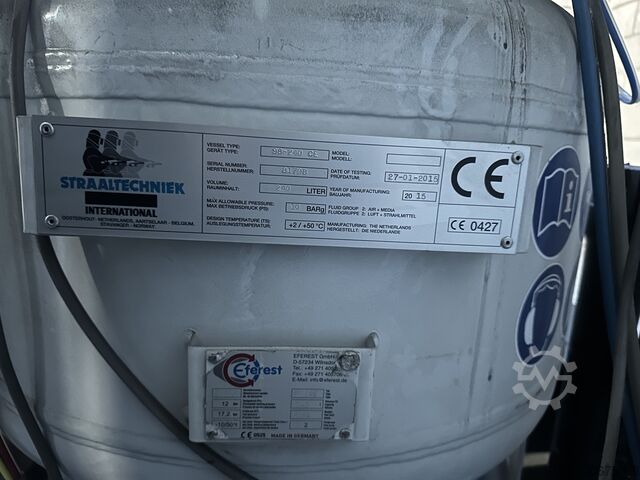 Sprøyteenhet Straaltechniek Straalcabine