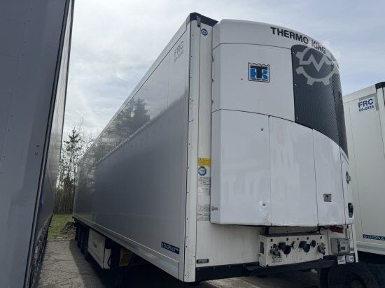 Reefer semitrailer KRONE 3-ACHS KüHLAUFLIEGER, THERMO KING, DOPPELSTOCK, BLUMENBREITE MIETAUF MöGLICH