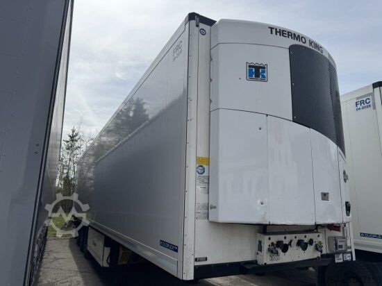 Low loader semitrailer KRONE 3-ACHS KüHLAUFLIEGER, THERMO KING, DOPPELSTOCK, BLUMENBREITE MIETAUF MöGLICH