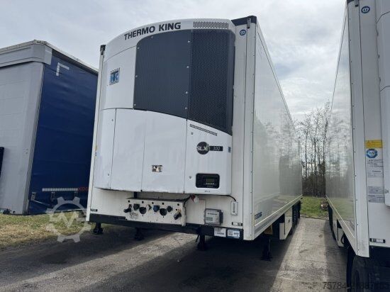 Low loader semitrailer KRONE 3-ACHS KüHLAUFLIEGER, THERMO KING, DOPPELSTOCK, BLUMENBREITE MIETAUF MöGLICH
