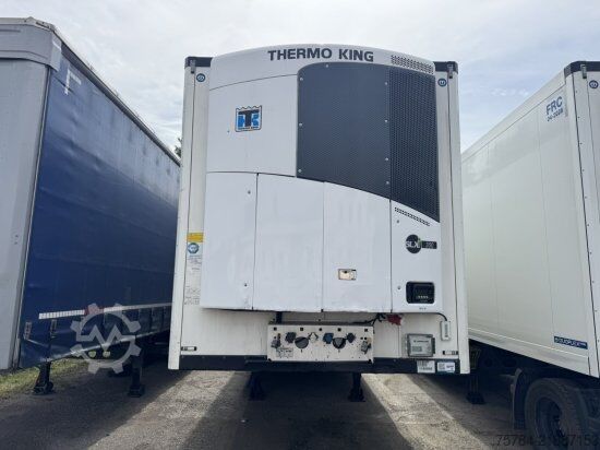 Low loader semitrailer KRONE 3-ACHS KüHLAUFLIEGER, THERMO KING, DOPPELSTOCK, BLUMENBREITE MIETAUF MöGLICH