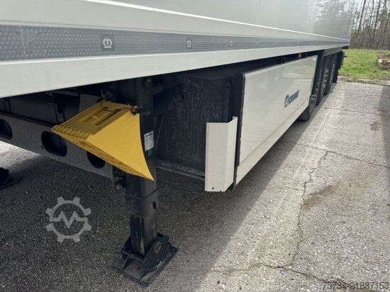 Low loader semitrailer KRONE 3-ACHS KüHLAUFLIEGER, THERMO KING, DOPPELSTOCK, BLUMENBREITE MIETAUF MöGLICH