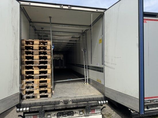 Low loader semitrailer KRONE 3-ACHS KüHLAUFLIEGER, THERMO KING, DOPPELSTOCK, BLUMENBREITE MIETAUF MöGLICH