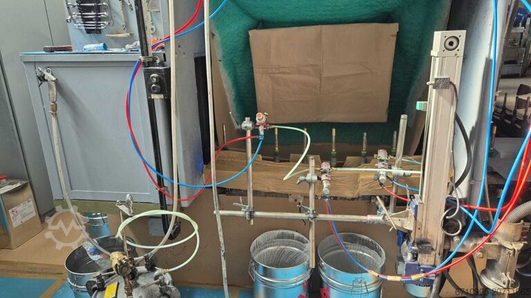 Instalación de lacado Befrag para botellas y vasos Befrag Lackieranlage für Flaschen und Gläser Ku