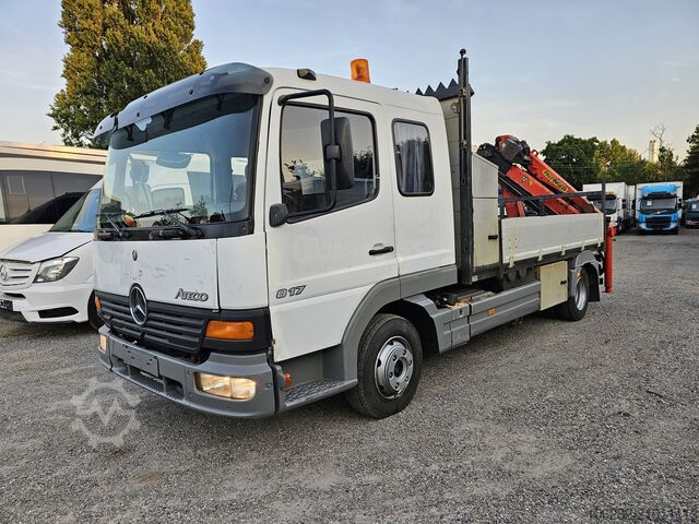 Fourgon pick-up Mercedes-Benz 817/42AT7 Palfinger PK 5000 B Werkstatt