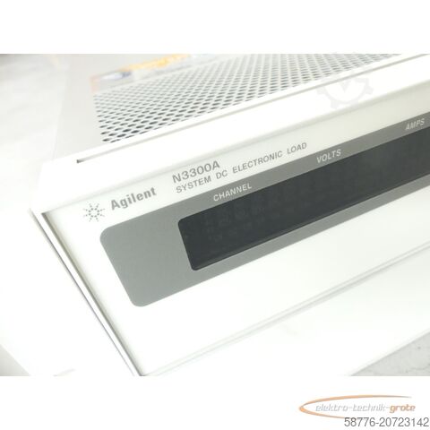Komponen Agilent Agilent / Keysight N3300A electronic load mainframe SN: MY41004281