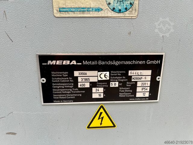 Trakasta pila MEBA - VOLLAUTOMAT 335 GA