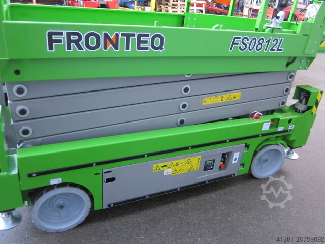 Podnośnik nożycowy z automatycznymi podporami FRONTEQ FS0812L