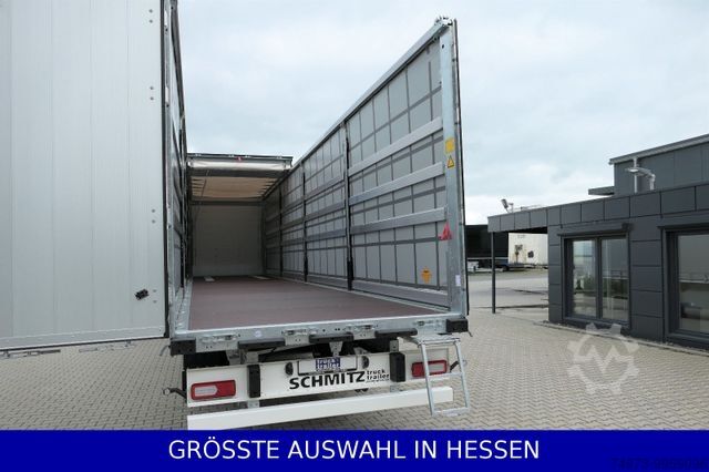 Auflieger mit Pritsche & Plane SCHMITZ CARGOBULL Miete ¤39.- je Tag Liftachse Palettenkasten