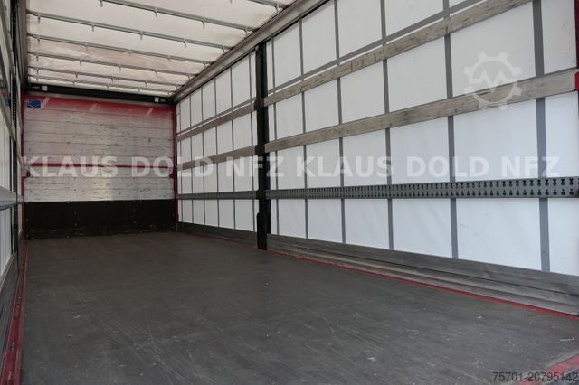 شاحنة بمسطحة ومشمع RENAULT DWide 18.320 Pritsche Plane Vollluft XL-Tank LBW