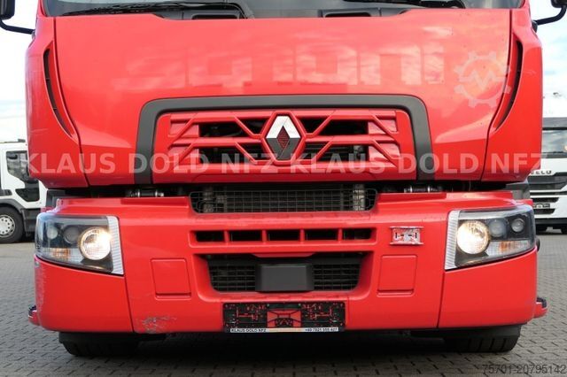 شاحنة بمسطحة ومشمع RENAULT DWide 18.320 Pritsche Plane Vollluft XL-Tank LBW