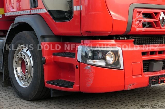شاحنة بمسطحة ومشمع RENAULT DWide 18.320 Pritsche Plane Vollluft XL-Tank LBW