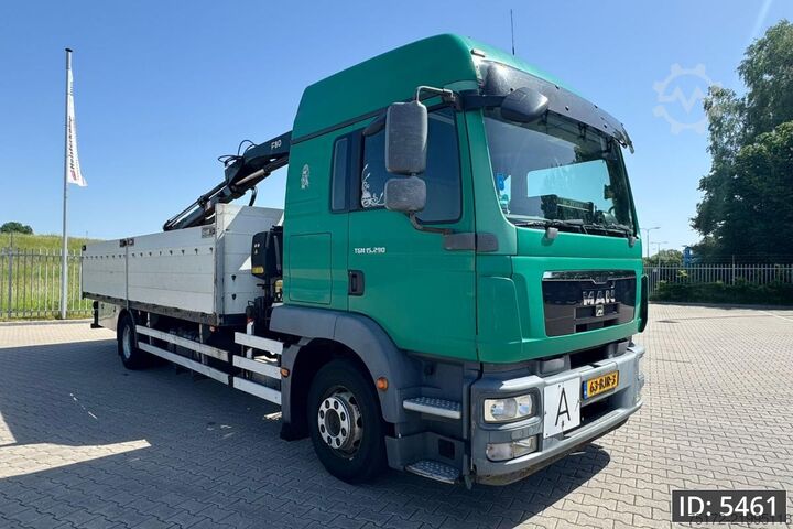 Kraana veoauto MAN TGM 15.290 FE, Euro 6, / Fassi F80 / Standklima...