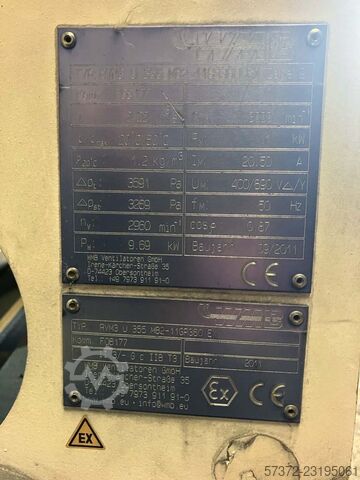  WMB Ventilatoren GmbH RVM3 U 355 MB2-11GR360 Ex Zone 2