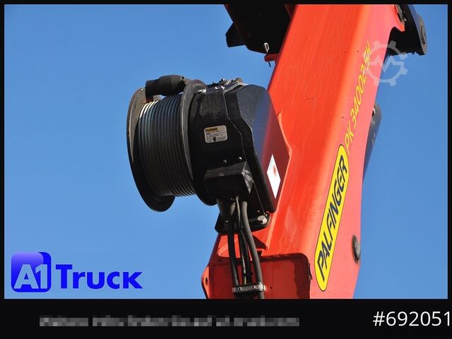 รถบรรทุกกระบะพื้นเรียบ DAF XF 510 SSC PK 34.002, Jib Seilwinde Funk
