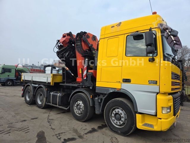 Standard trækkerunit DAF 95XF / 8X4 / 35m Palfinger Kran PK 90002 / Winch