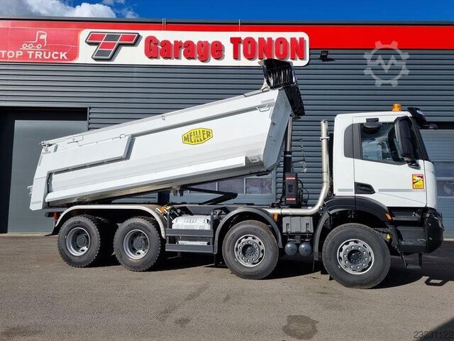 Camion benne Iveco T-WAY 450 BENNE RONDE / INTARDER