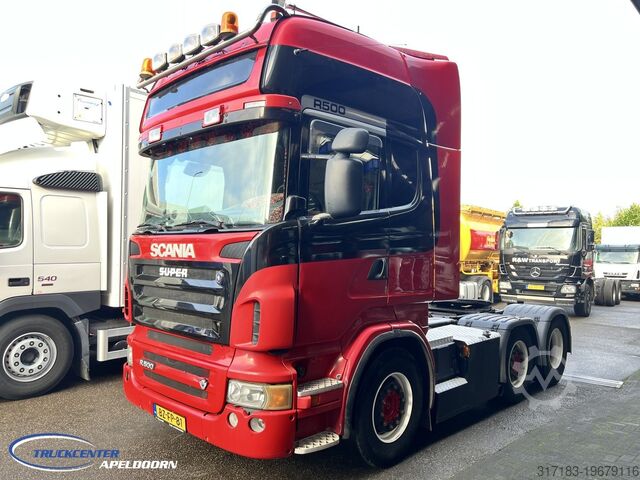 Standard-SZM Scania R 500 V8, Manuel, Hydrauliek, 6x2, Topline