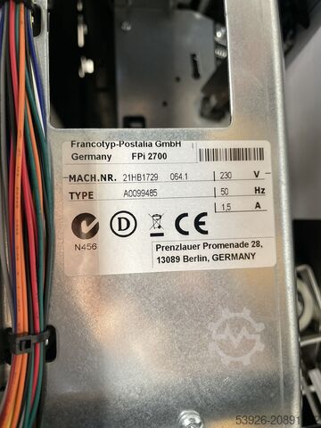 Kuvertiermaschine Francotyp FPI 2700