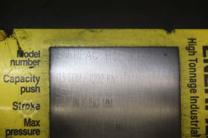 กระบอกสูบงานหนักระยะชักสั้น 113 ตัน Enerpac HCL 1006 Hub 150 mm 700 bar