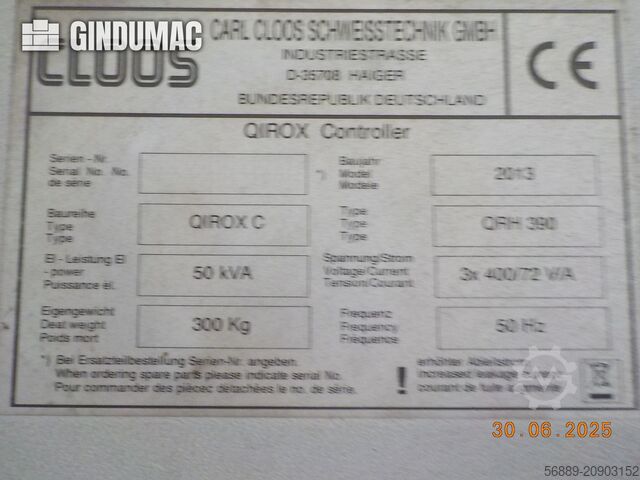 Suvirinimo robotas CLOOS QIROX QRH 390