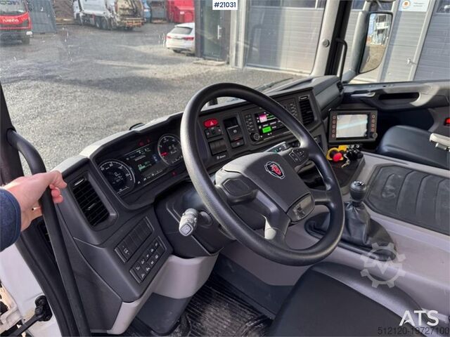 Vacuum truck Scania P320 6x2 with Terberg Viking 2-Chamber