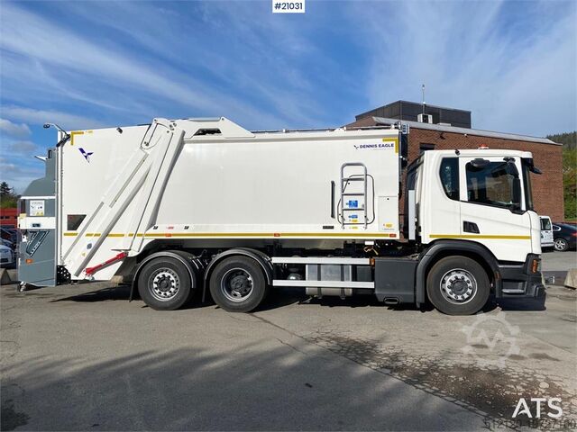 Vacuum truck Scania P320 6x2 with Terberg Viking 2-Chamber