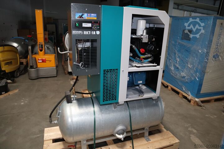 เครื่องอัดอากาศแบบสกรู 7.5 กิโลวัตต์ พร้อมเครื่องเป่าแห้ง RENNER RSDK-PRO 7,5