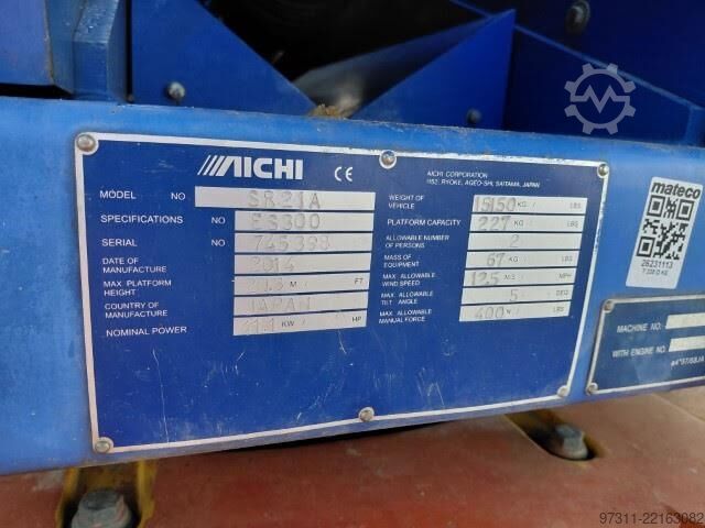 Platform teleskopik Aichi SR21A