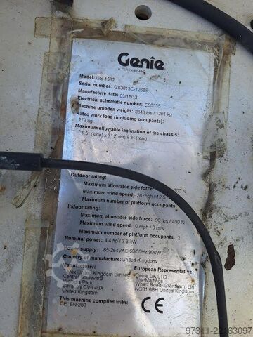 Schaarlift Genie GS-1532