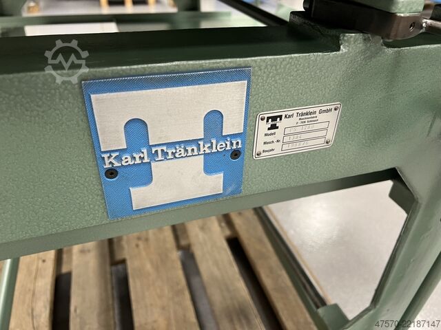 Book binding machine Karl Tranklein PS1200 Bookbinding Shears