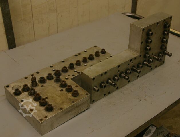 Multi-spindle head 21 drill bits Nottmeyer 32 Lochabstand