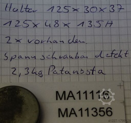 Greitai keičiamas plieninis laikiklis unbekannt Aufnahmepunkte 90 mm