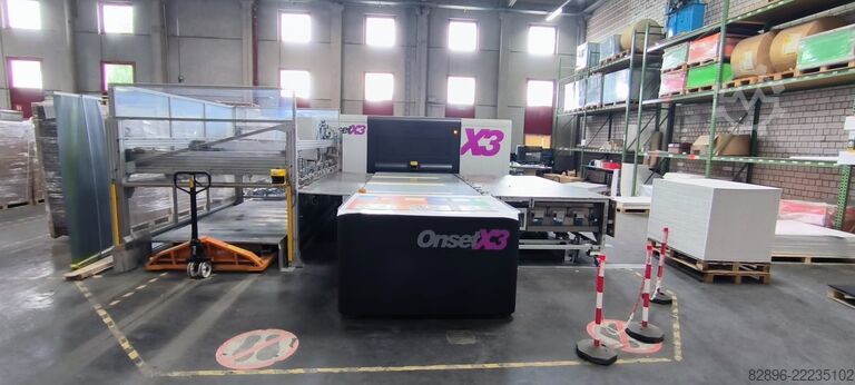 Industrial UV digital printer for rigid Agfa Inca Onset X3 3/4 automation
