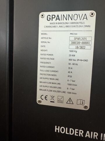Elektro parlatma sistemi GPAINNOVA DLyte PRO500