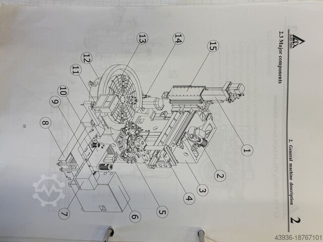 CNC karusselltreipink, pöördläbimõõt 2400 mm ALEX TECH VIPER VTL 24M