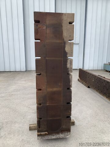 Par de placas angulares em ferro fundido Equerres de bridage en fonte 4000 x 2000 x 575 mm