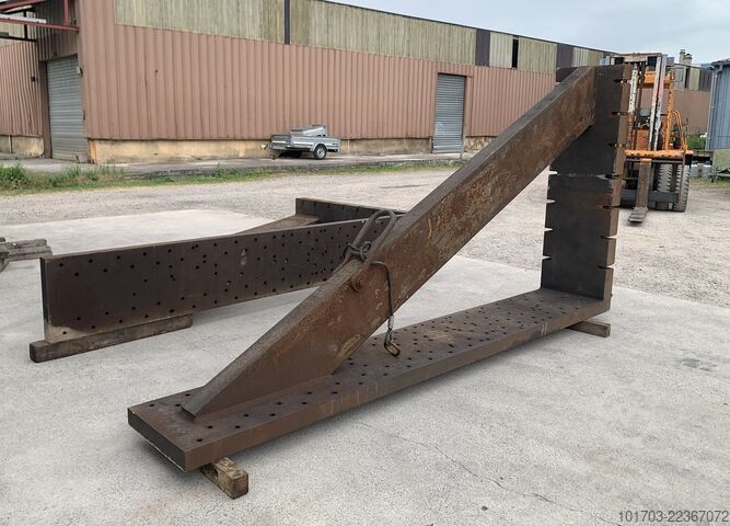 Par de placas angulares em ferro fundido Equerres de bridage en fonte 4000 x 2000 x 575 mm