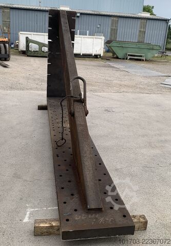 Par de placas angulares em ferro fundido Equerres de bridage en fonte 4000 x 2000 x 575 mm