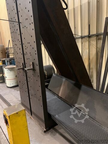 Par de placas angulares em ferro fundido Equerres de bridage en fonte 4000 x 2000 x 575 mm
