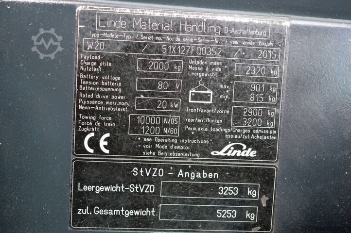 Trator de reboque Linde W20
