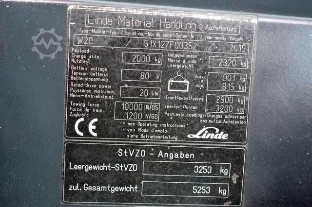 फोर्कलिफ्ट Linde W20, Batterie Bj. 2026 NEU