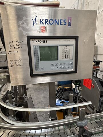 Krones Prontomatic 720 - 15 aukstās līmes / slapjās līmes marķēšanas iekārta (2004) Krones Kaltleim / Nassleimetikettierer