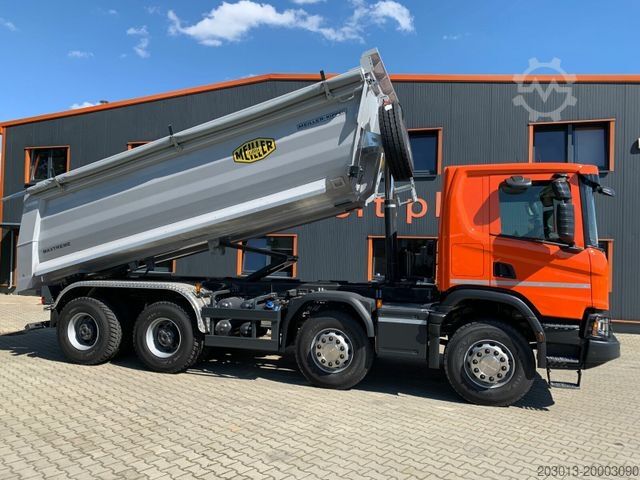 Kipper LKW SCANIA P 420 8x4 Kipper Meiller 18,5m3 Euro 6