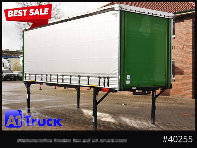 Växelflak med plattform och presenning KOEGEL 7.45  BDF Wechselbrücke, neue Plane, Bordwand