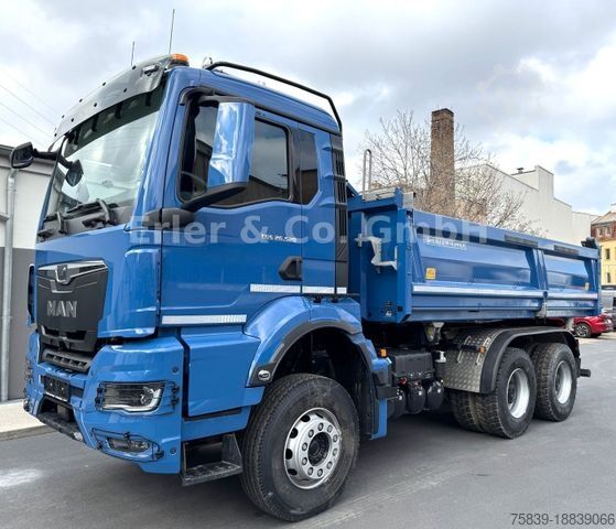 Lori tunda tiga sisi MAN 26.520 TGS, 6x4, MEILLER, Bordmatik, Pritarder