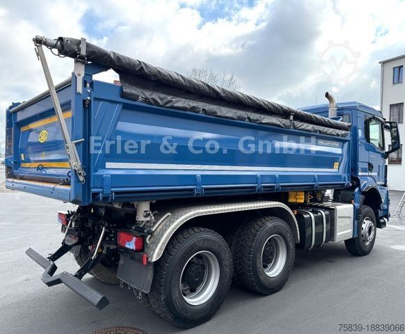 Lori tunda tiga sisi MAN 26.520 TGS, 6x4, MEILLER, Bordmatik, Pritarder