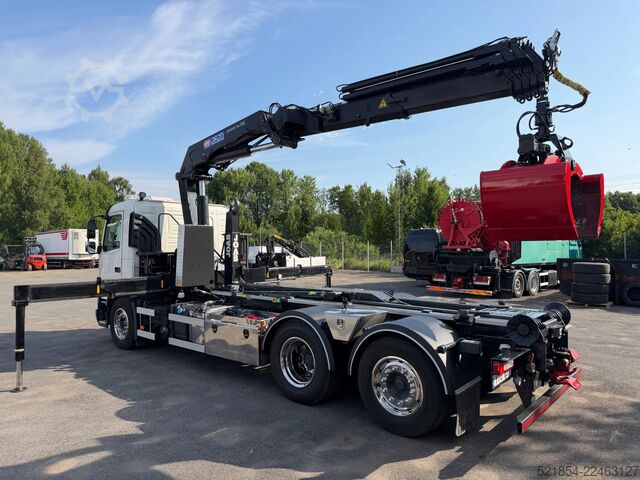 Innri hleðslutæki Volvo FMX 450 6x2*4, Hooklift + 26t/m Crane, YM: 2018